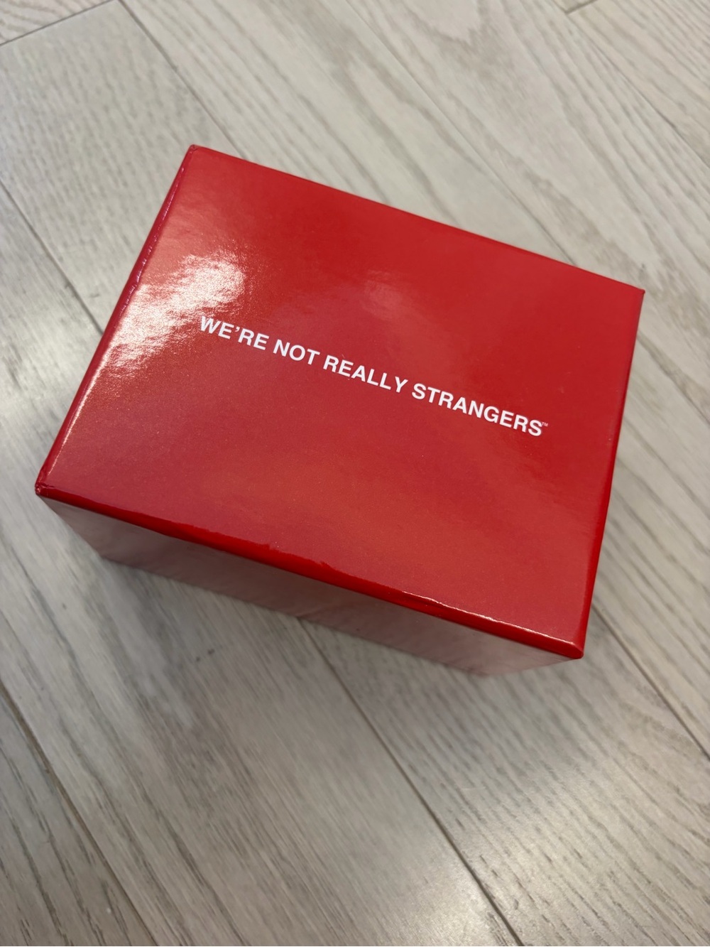 We’re Not Really Strangers Red Box